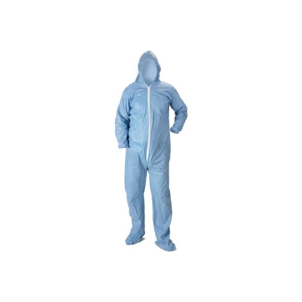 Lakeland Industries Lakeland Pyrolon Plus 2 Disposable FR Coverall 2XL, Hood, Elastic Wrists/Ankles, 25/Cas, 7428B 07414B-XL - main